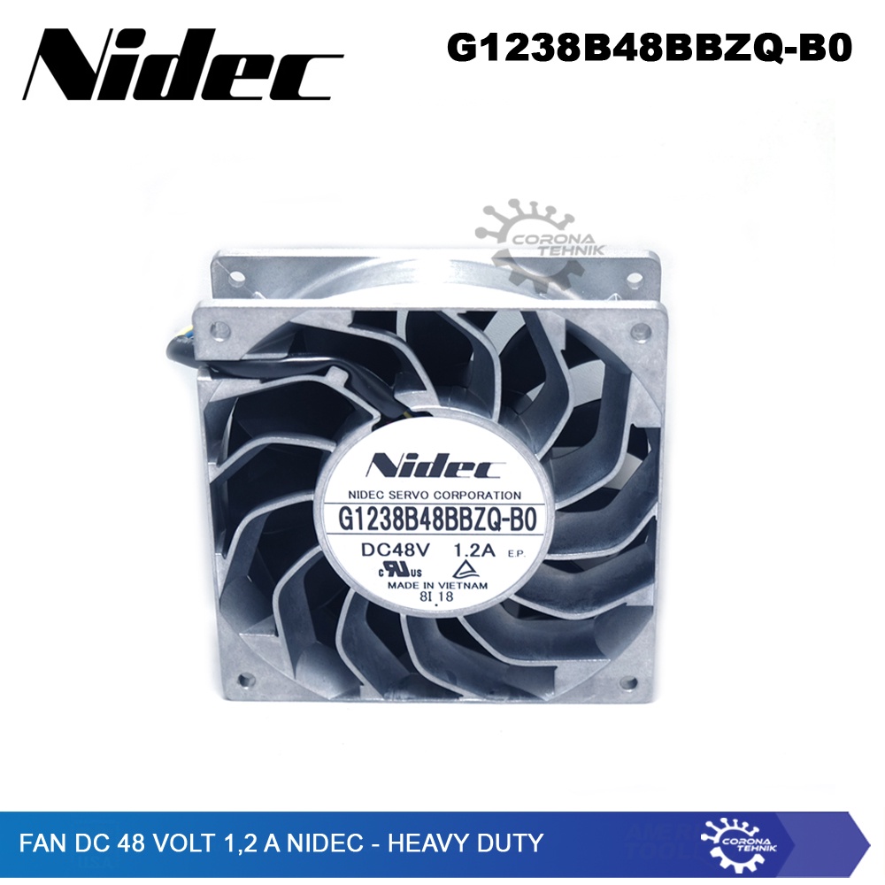 Heavy Duty - Fan DC 48 Volt 1,2A Nidec