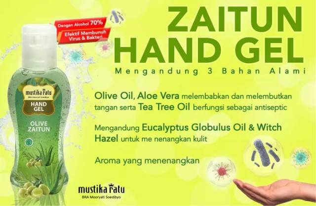 HAND SANITIZER SANITISER MUSTIKA RATU 50 ML | 60 ML