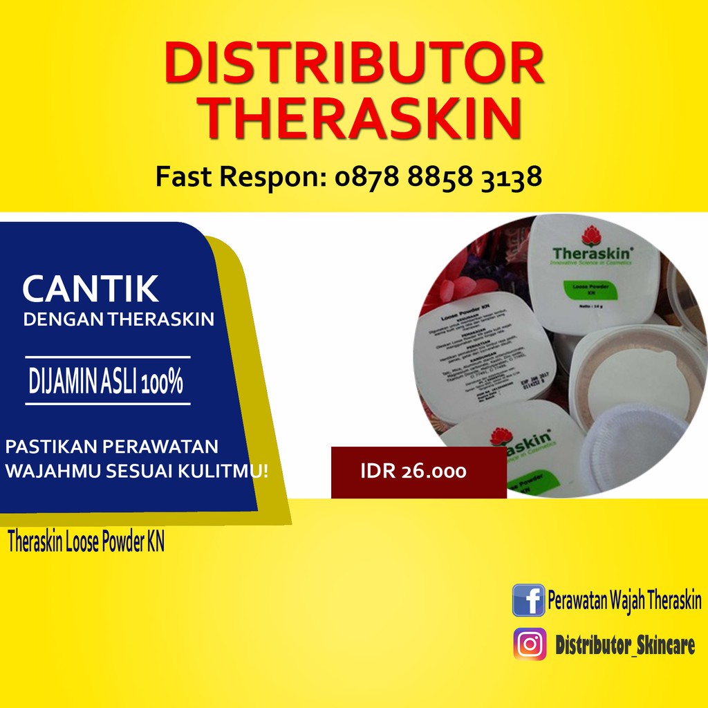 

Theraskin Loose Powder KN (Kuning Natural)