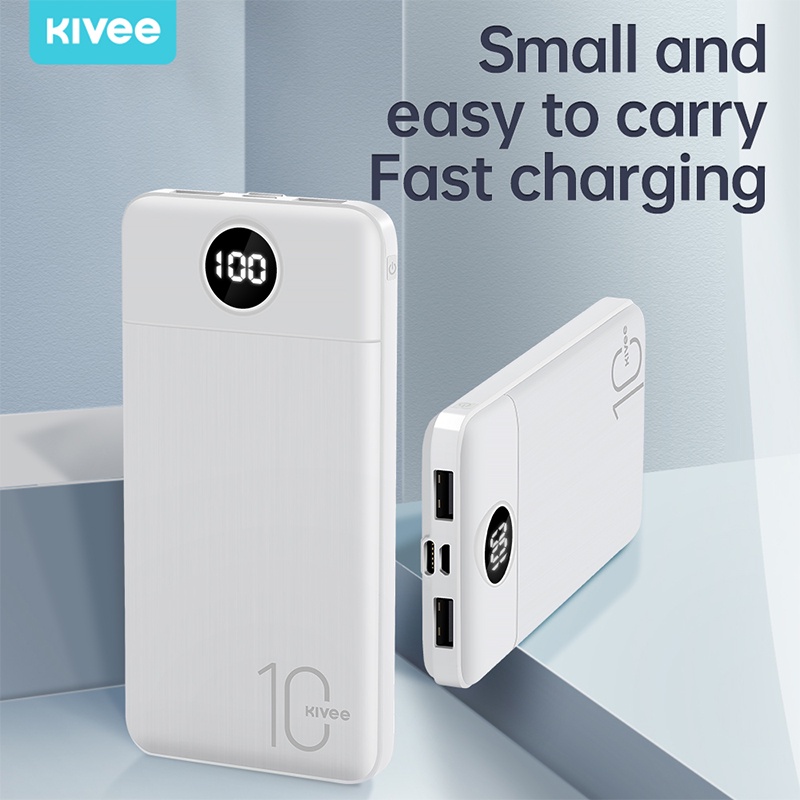 Kivee powerbank 20000mAh original Fast Charging 37W powerbank min iphone  Samsung Oppo10000mAh