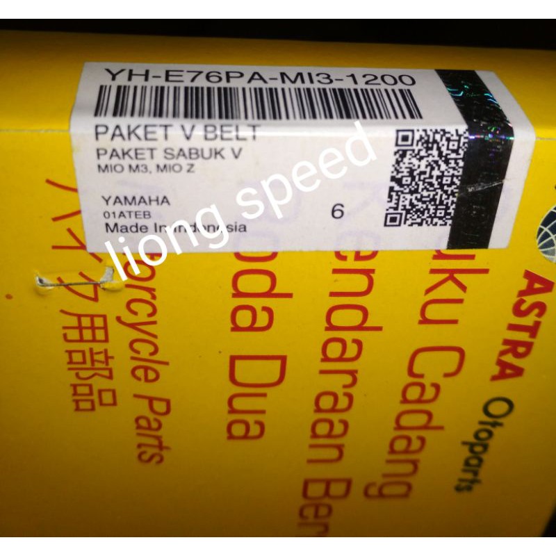 Paket V Belt (BANDO) Kit ASPIRA YAMAHA Mio M3, Mio Z ORIGINAL