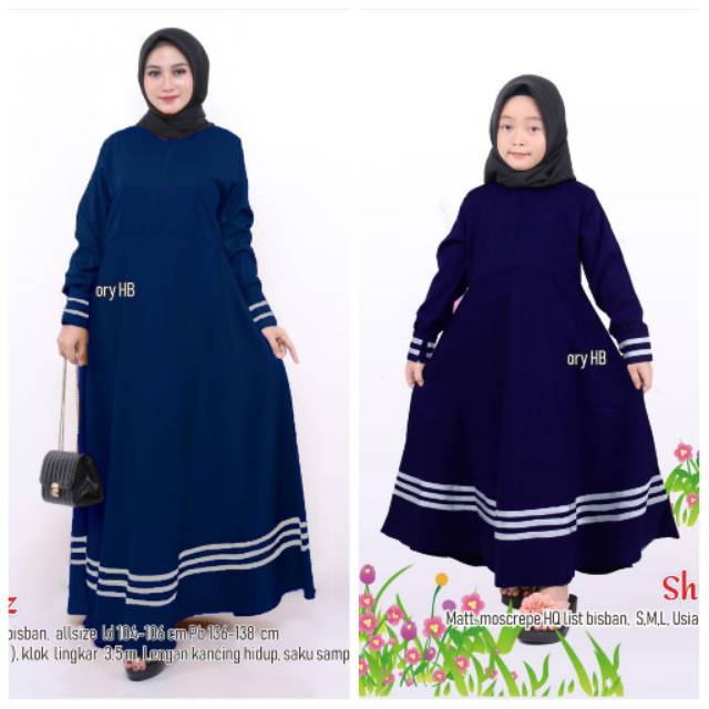 GAMIS SHAHNAZ IBU DAN ANAK