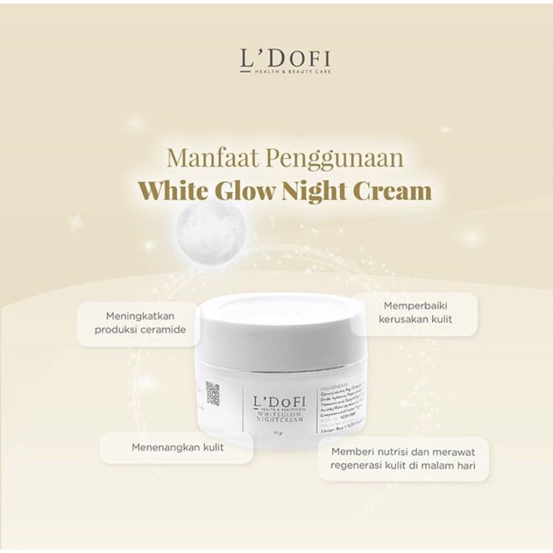 WHITE GLOW NIGHT CREAM LDOFI