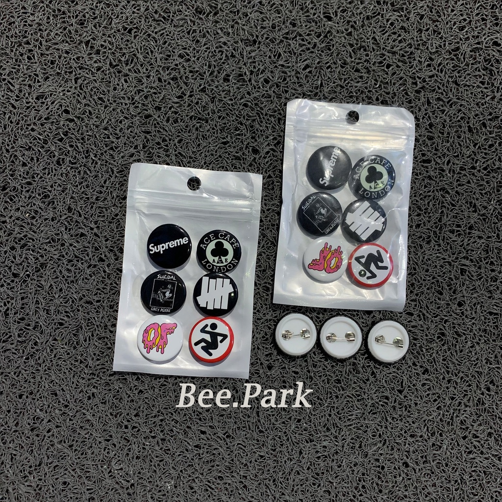 Pin Brosh/Pin Button Satu Set Brand