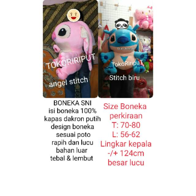 Gambar Boneka  Stitch  Besar Lucu