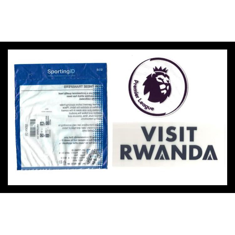 Patch Visit Rwanda + Premier League Standard Kode 963