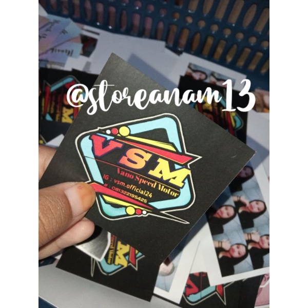

stiker/stiker nama/ stiker gambar/logo olshop