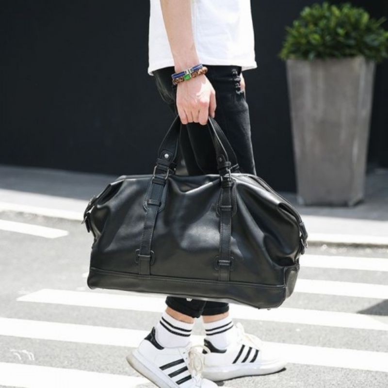 Tas Travel/Tas Gym Bahan Kulit PU Import (SPLASH)