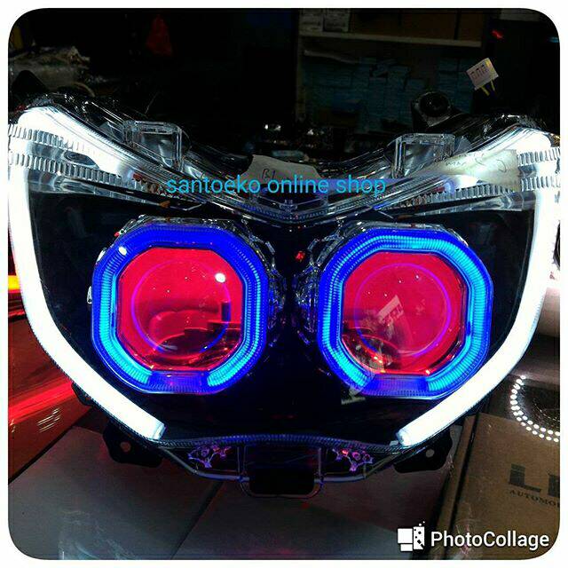 Lampu depan projie nmax hid