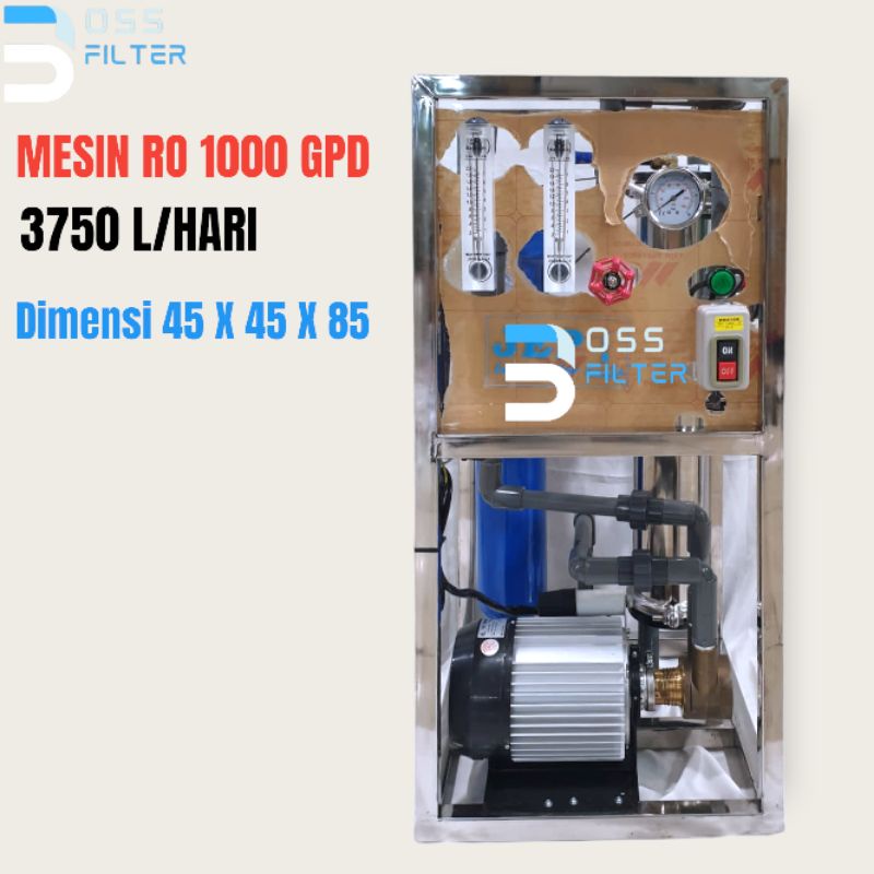 MESIN RO 1000 GPD / REVERSE OSMOSIS 1000 GPD