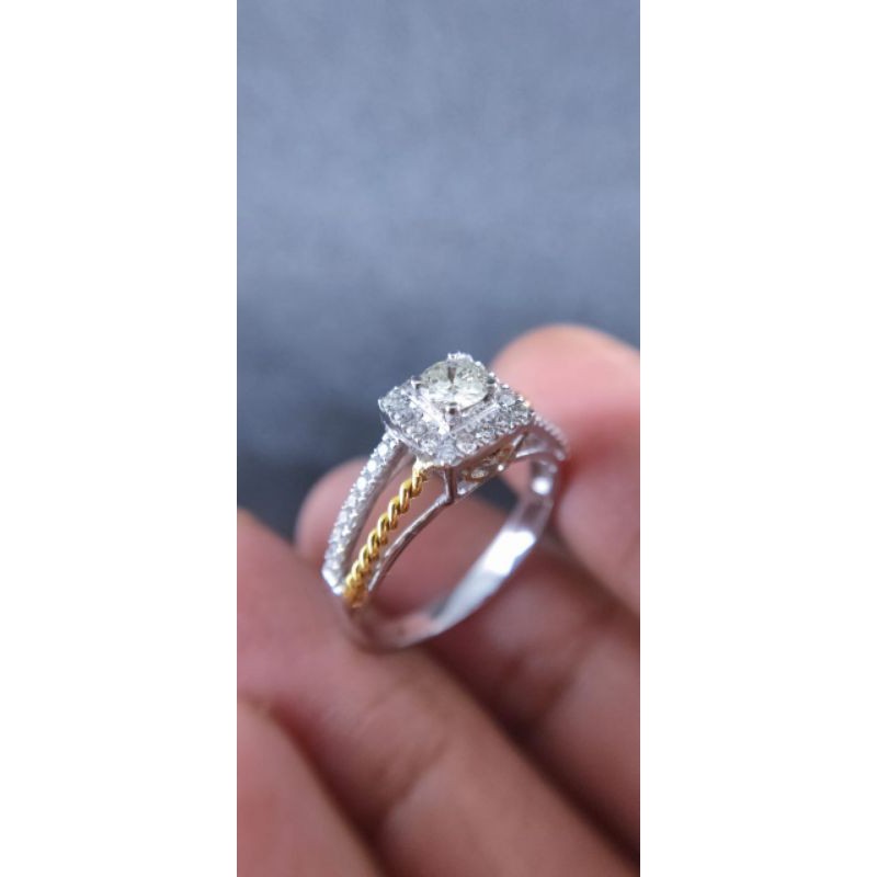Cincin berlian banjar wanita