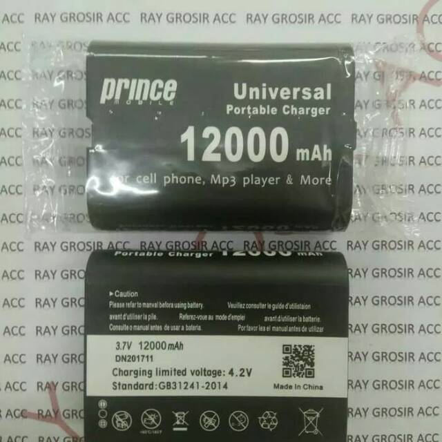 Baterai original Double Power Prince PC10 PC-10 PC 10