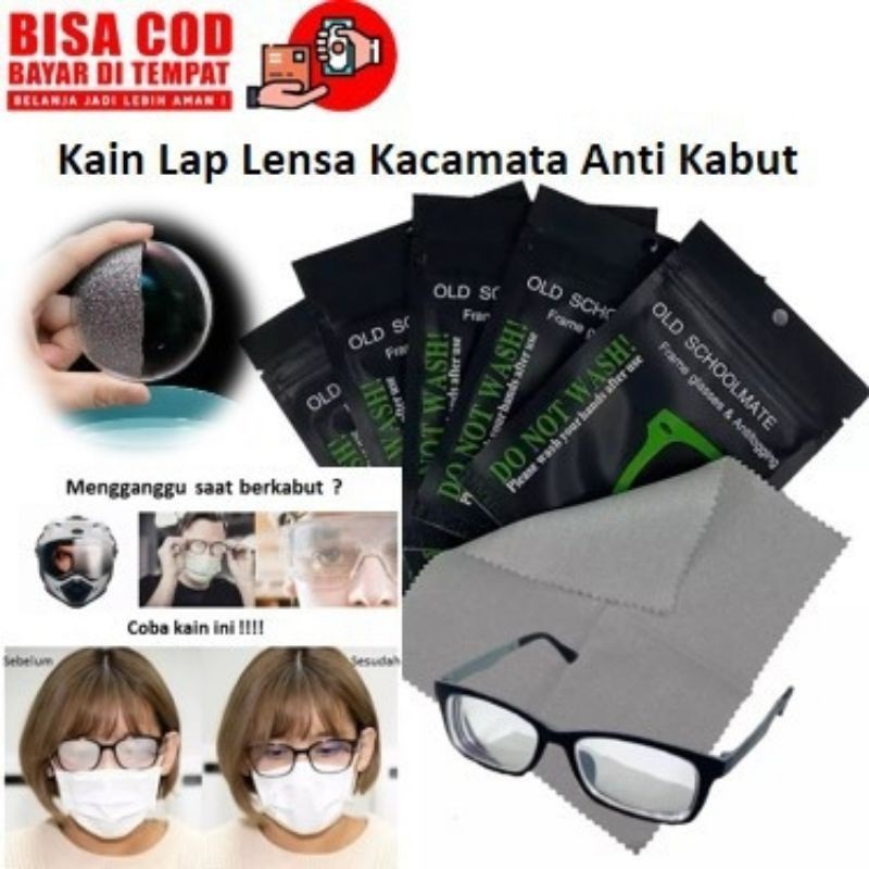 lap kacamata anti embun