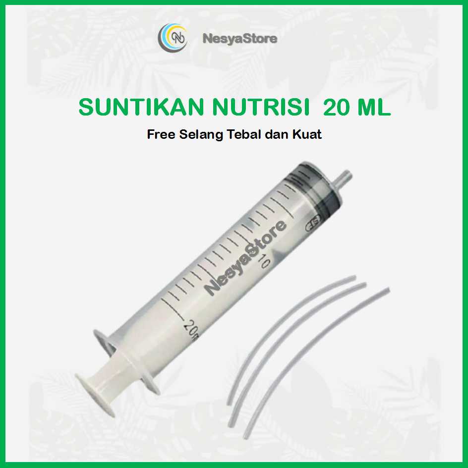 Suntikan/Spet/Alat Ukur Nutrisi Hidroponik 20ml