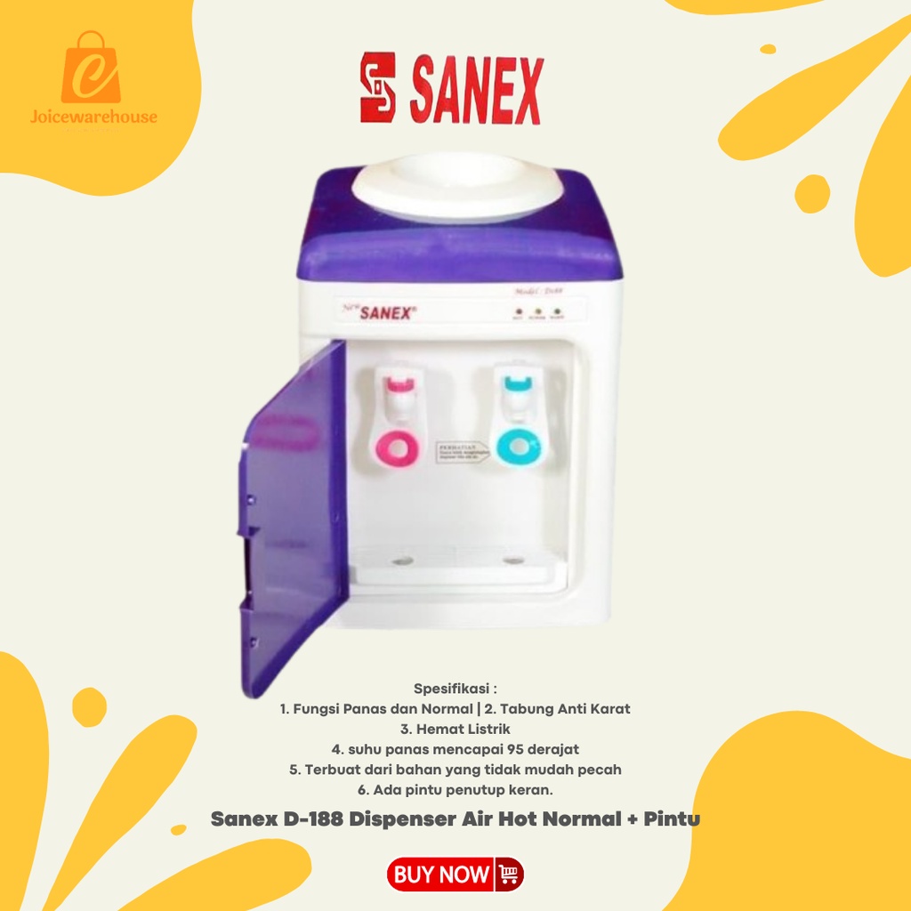 Sanex D-188 Dispenser Air Hot Normal + Pintu