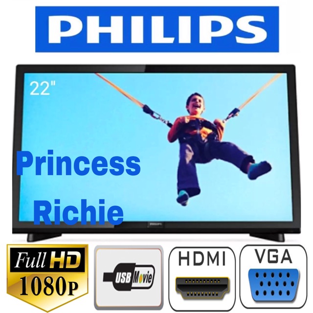 Philips full hd led tv 22 inch usb movie