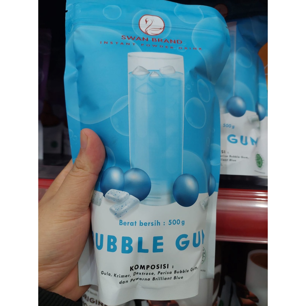 

[oddsolshop] pekanbaru/Swan Brand Bubble Gum 500GR Bubuk Minum Instan Powder Drink Cafe Halal Mix
