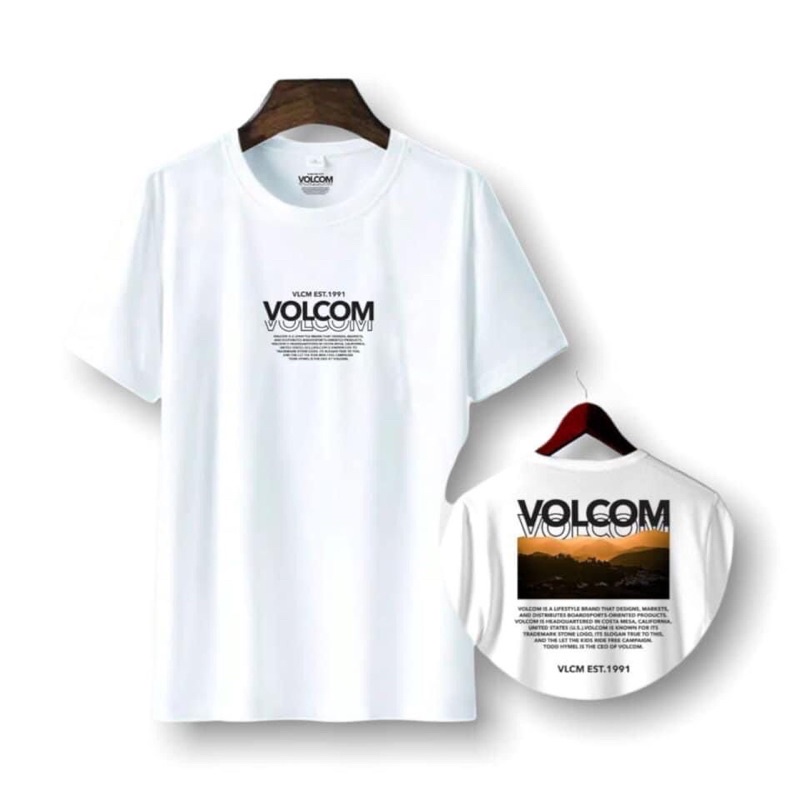 kaos volcom [ best seller ]/ kaos volcom ori / kaos volcom original / kaos volcom pendek / kaos prem