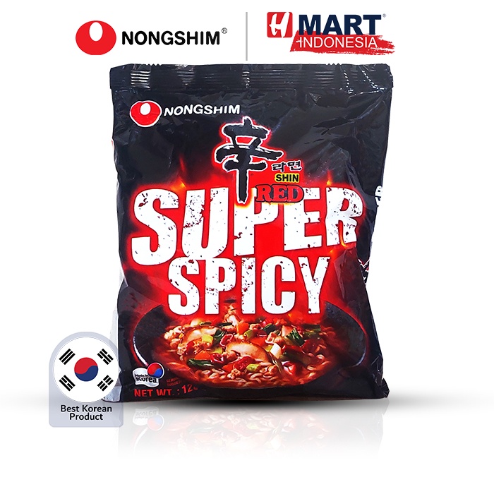 Jual Nongshim Shin Red Super Spicy Ramyun Ramyun Korea Super Pedas G Shopee Indonesia