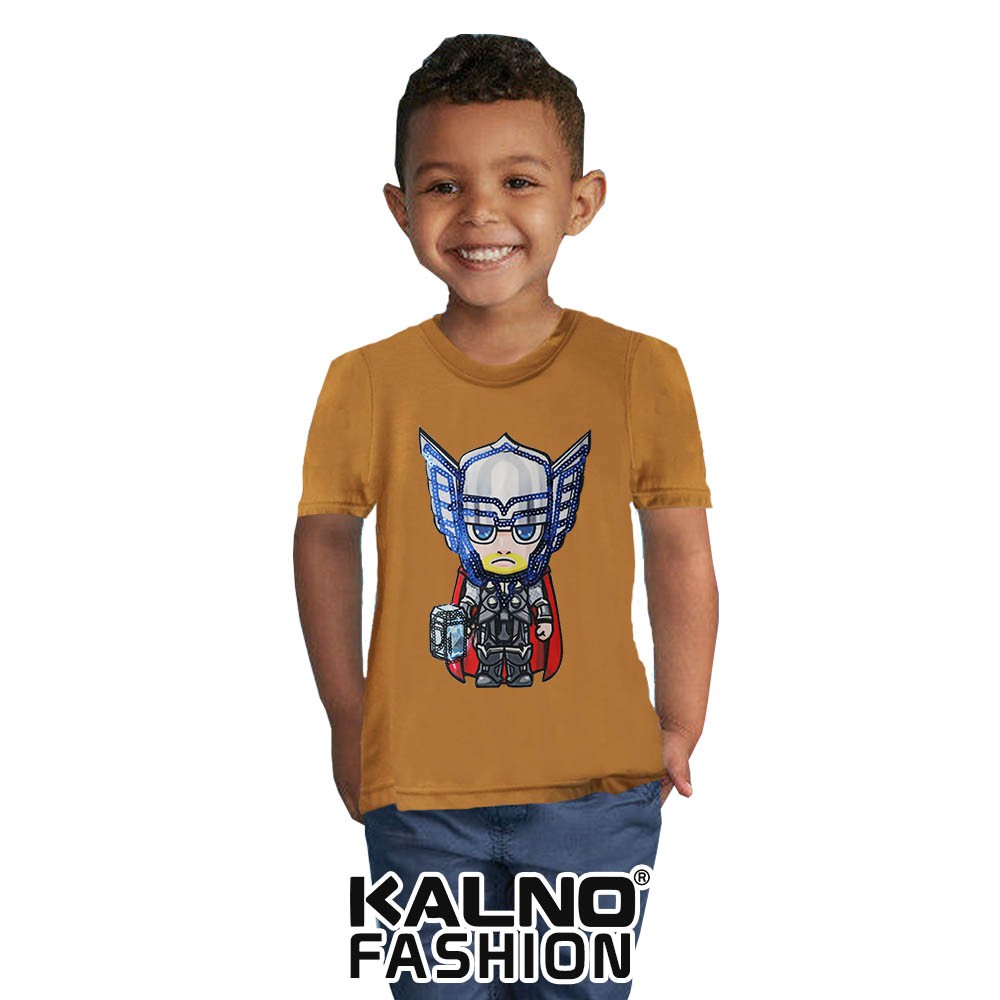 kaos baju anak THR umur 1 - 7 tahun, baju anak super hero, baju anak karakter