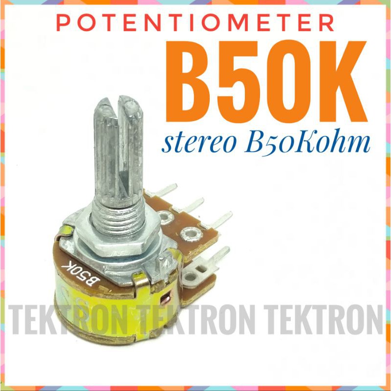 Jual Potentiometer B K Stereo Linear X Kohm Potensio Potentio Vr