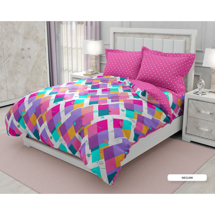 Wajib Anteraja 1 Kg Bedcover Rumbai California New Megumi 180x200