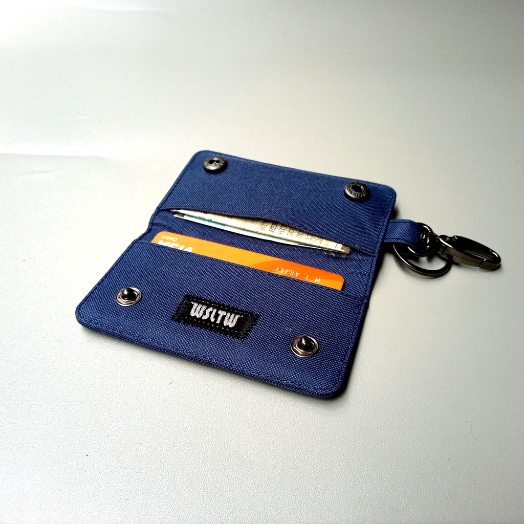 gantungan kunci Motor Dompet Stnk Mobil Navy blue - WSGK086