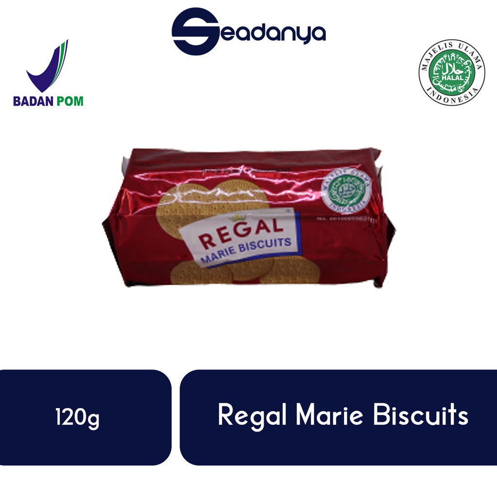 

Biskuit Marie Regal 120 Gram HALAL MUI BPOM - Harga Promo