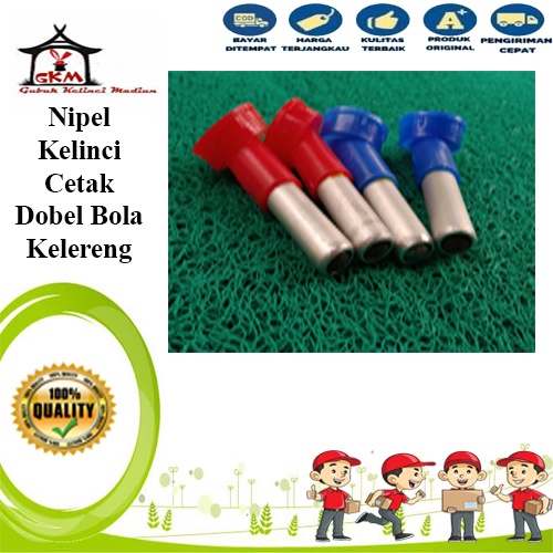 Niple Dot Kelinci Cetak Dobel Bola Kelereng ecer