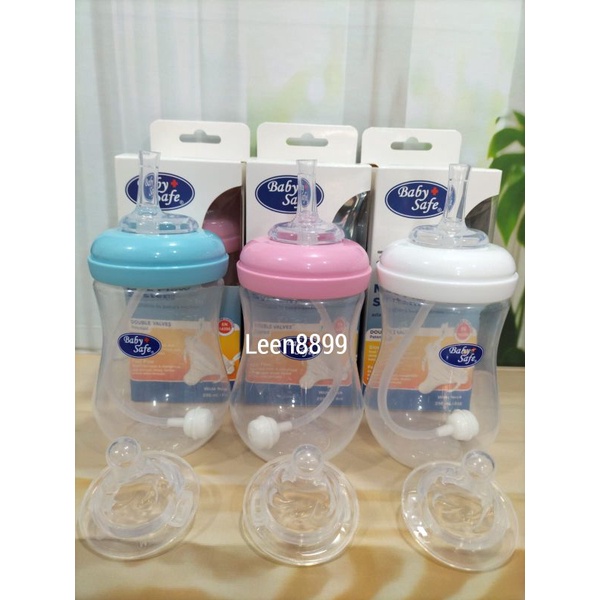 Paket Botol Sedotan Baby Safe Natural Wide Neck 250Ml ini