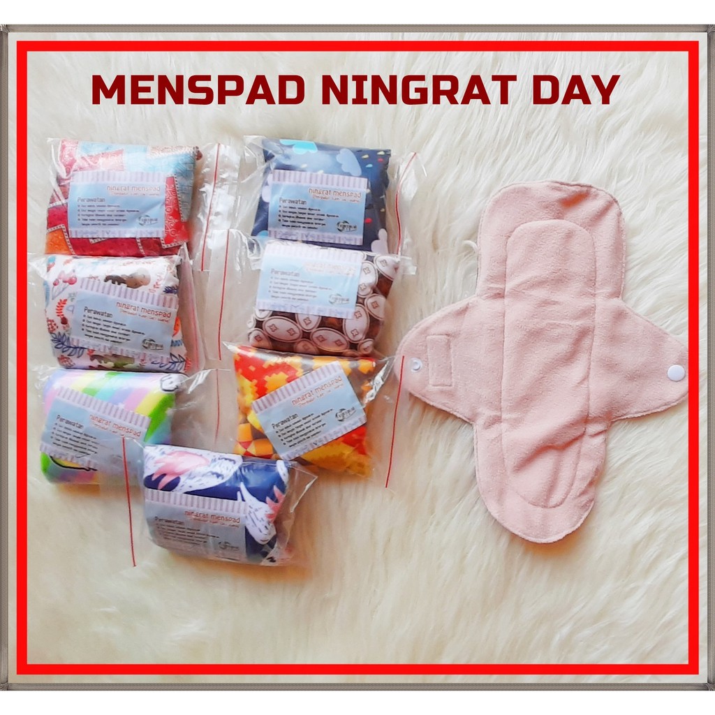 Menspad Ningrat Day Pembalut Kain Modern Bisa Dicuci Ulang