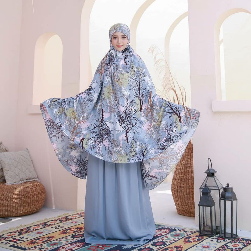 RESTOCK MUKENA TAZKIA WINTER ARTWORK BROWN MUKENAH RESTOCK MUKENA TAZKIA WINTER ARTWORK BROWN MUKENAH