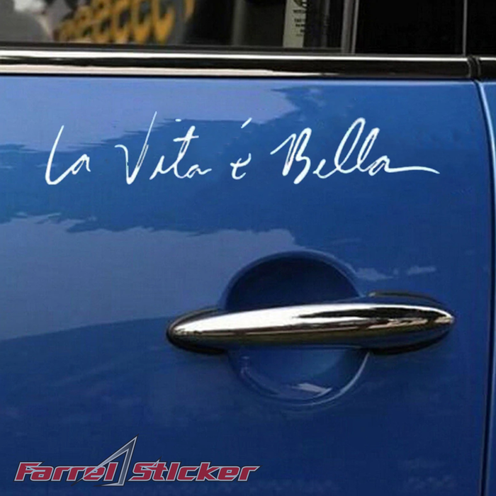 

stiker sticker La Vita e Bella