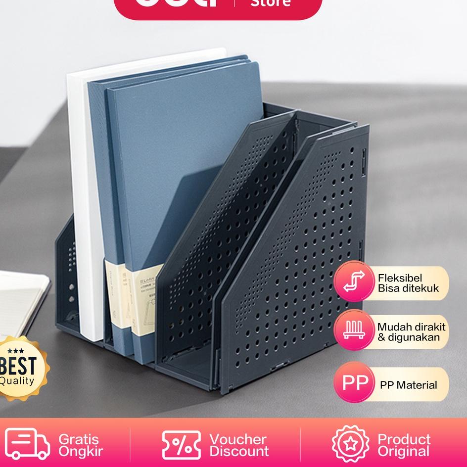 

Telah Hadir Deli File Tray / Rak Box File Fleksibel Bahan Plastik 4 Sekat 78996 HR6!!