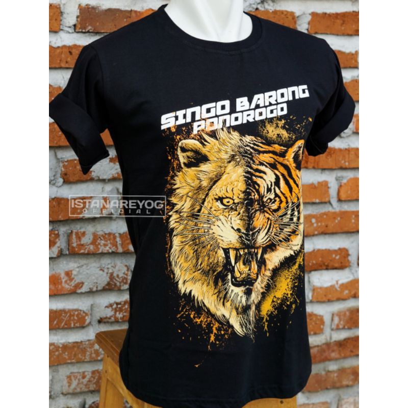 KAOS BUDAYA SINGO BARONG REOG PONOROGO BR008 / KAOS JIEGEX BR008 / KAOS BUDAYA / JIEGEX / KAOS REYOG