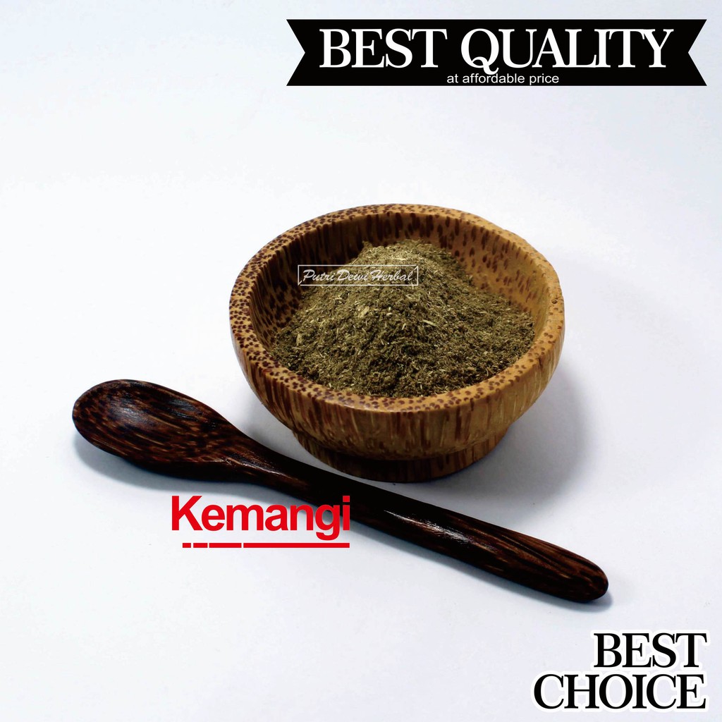 

Daun Kemangi Bubuk 1 Kg (1000 Gram) Ground Basil Leaf - Ocimum Powder