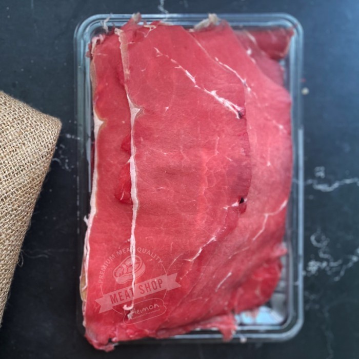 

AUS SIRLOIN SLICE - PREMIUM STRIPLOIN SLICE - 250 gram