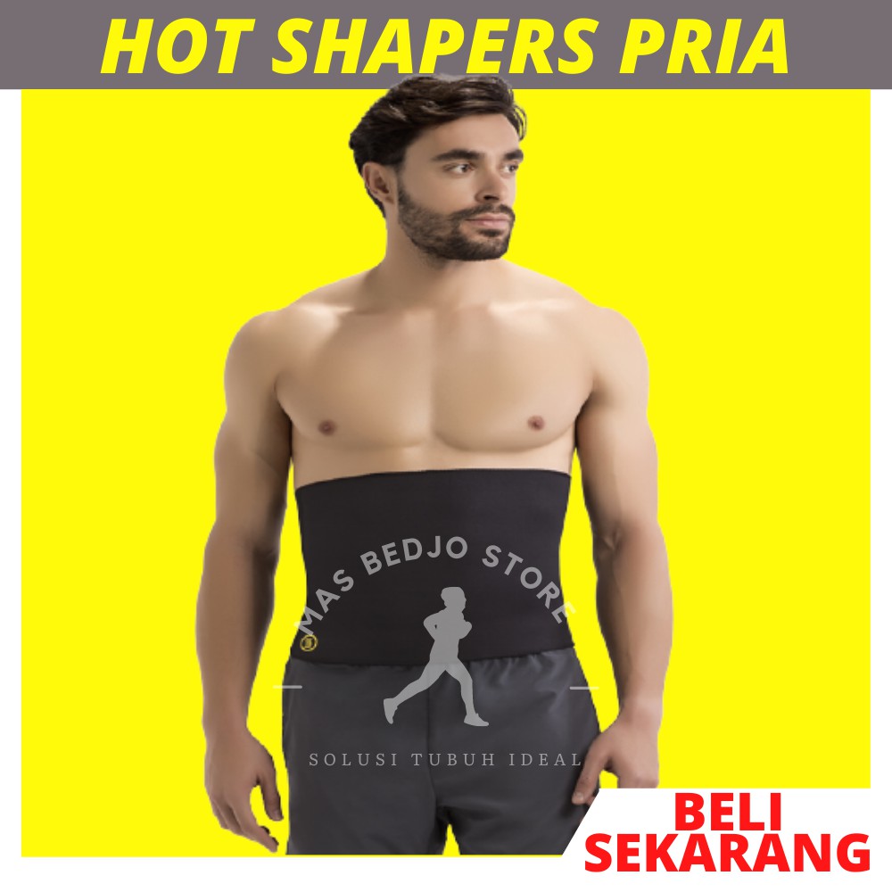 Korset Pelangsing Perut Buncit Neotex Hot Shapers Pengecil Perut Olahraga Stagen Pria Wanita ZZ05