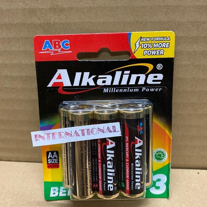 Baterai Abc Alkaline AA isi 7 battery A02