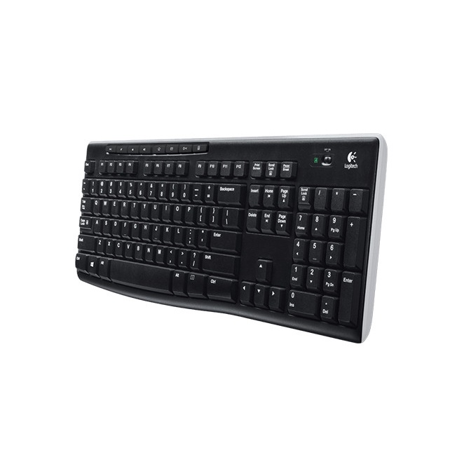 Logitech Wireless Keyboard K270 | Keyboard Wireless - Original Garansi Resmi 1Th