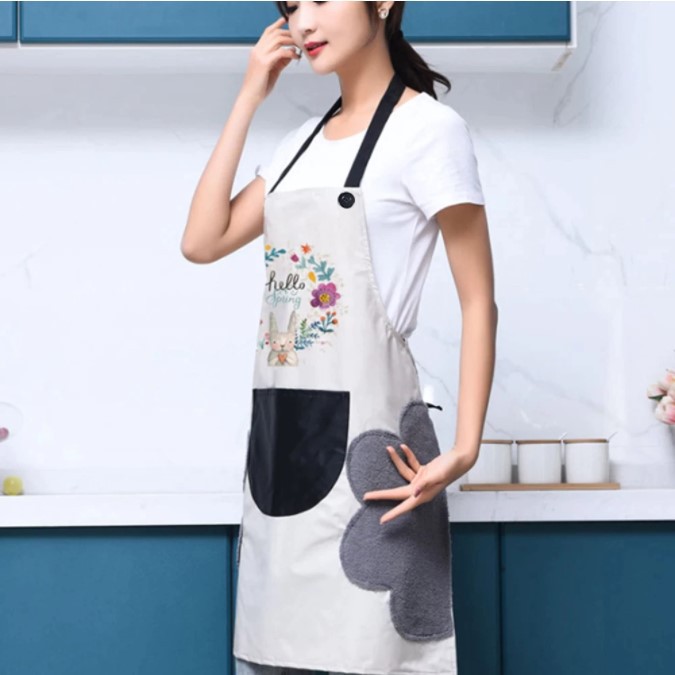 Celmek Masak Motif Karakter Apron Masak Premium LDS44