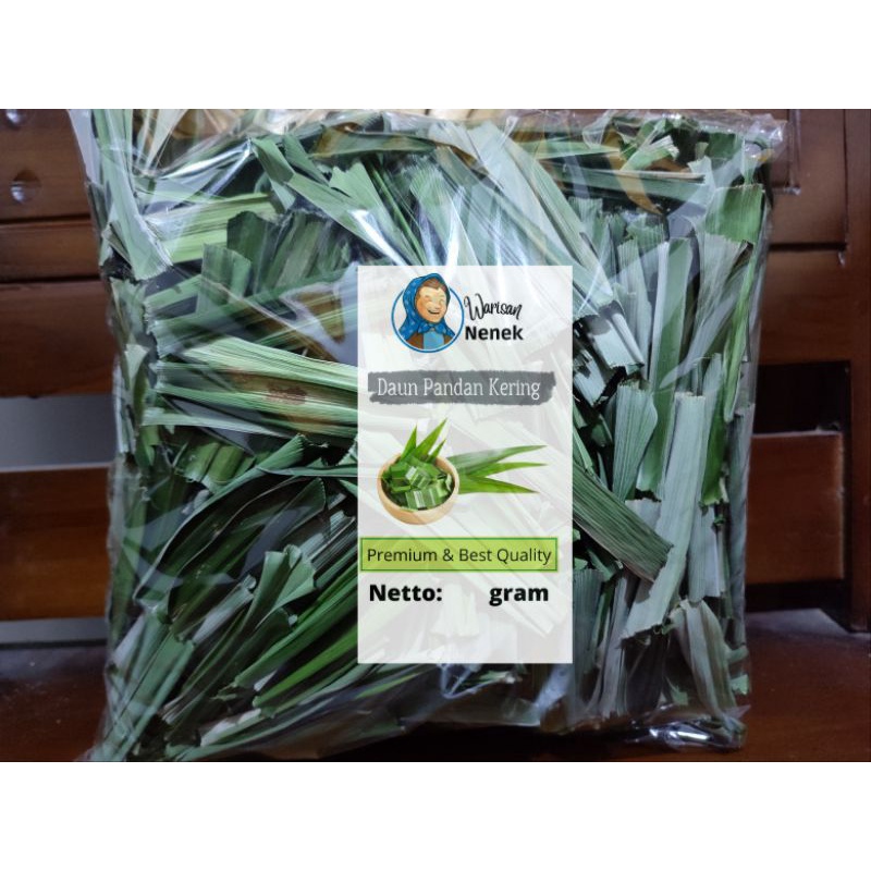 

Daun Pandan Kering Premium 100gr