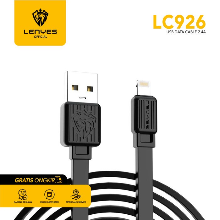 Victory Kabel Data Fast Charging 2.4A Original Lenyes LC926 Cable Fast Charger USB