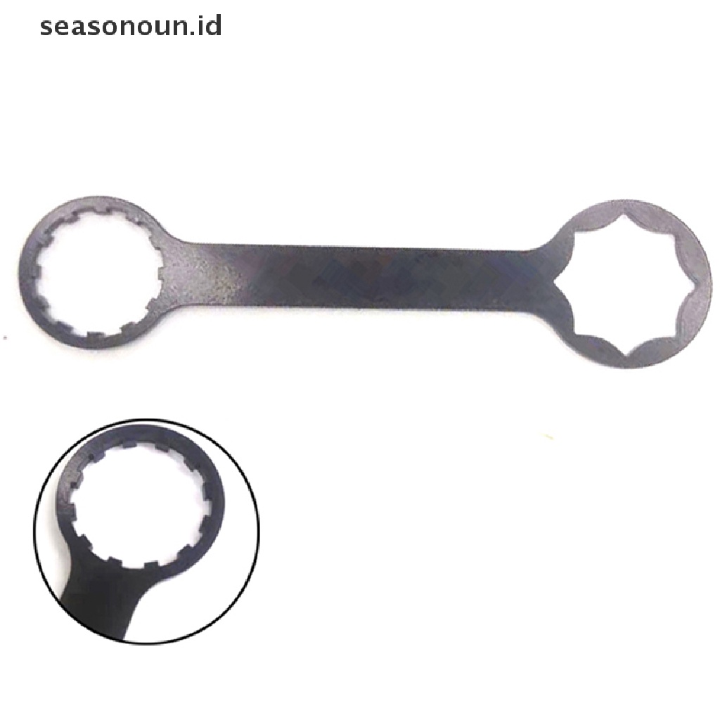 (seasonoun) Kunci Pas Dua Sisi Untuk Melepas Bottom Bracket Sepeda