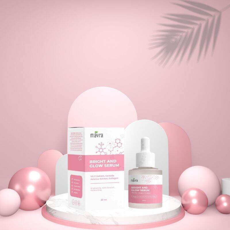 SERUM VIRAL BRIGHT & GLOW MAYRA ORGANIK/ SERUM JENEM GLOW BY INEM DASTER BPOM