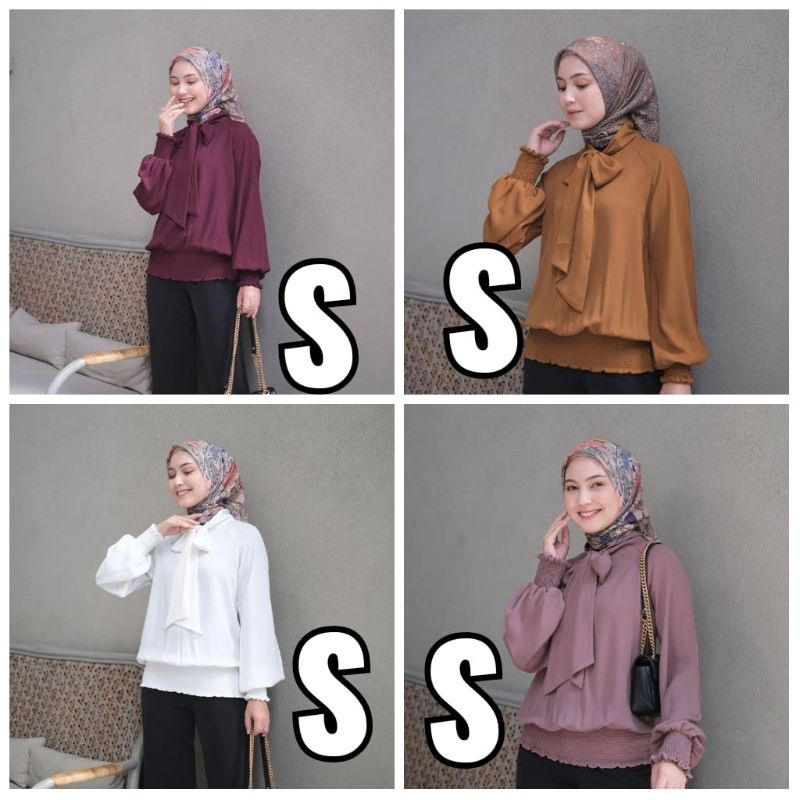 SIAP KIRIM KEISA BLOUSE BY GONEGANI (MECCA BLOUSE BY GONEGANI)