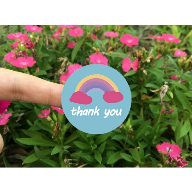 HX120 [500 pcs @ 2.5 cm] Sticker Thank You stiker ucapan terima kasih-3