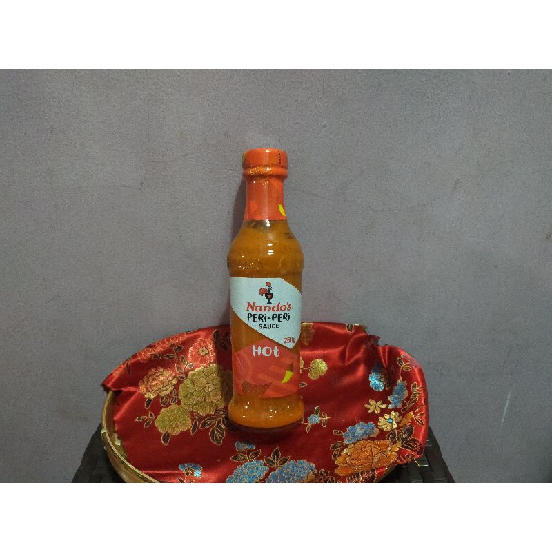 

nandos peri peri sauce hot pedas 250gr saus botol besar