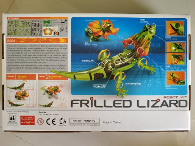 frilled lizard robot kit