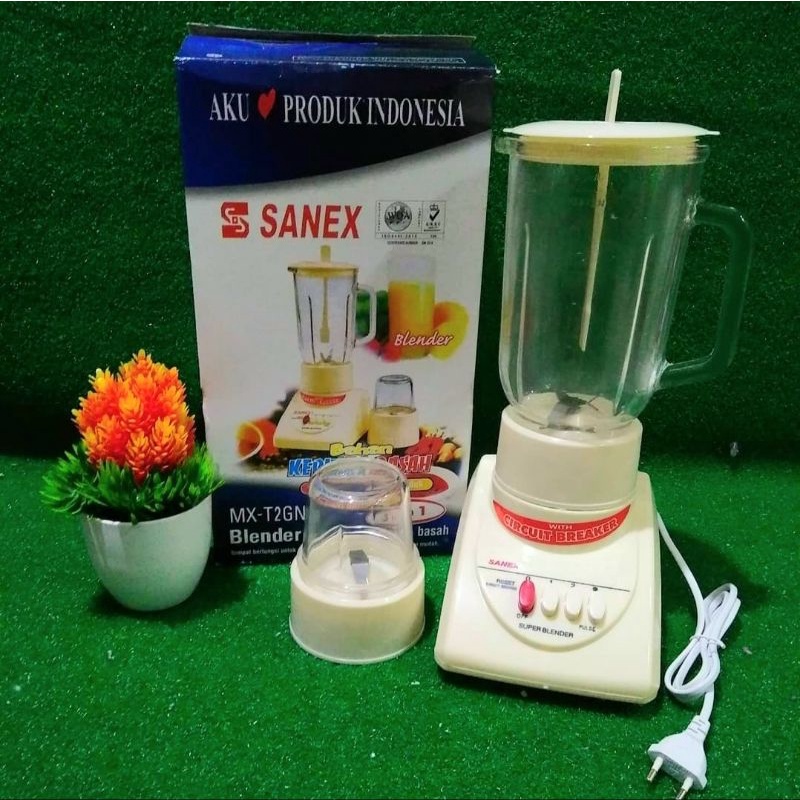 Sanex Blender Kaca 1.8 Liter 3in1 MX-T2GN